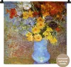 MuchoWow® Wandteppich Wandbehang Vase mit Gänseblümchen und Produktbild-Vorschau 1