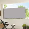 vidaXL Výsuvná boční markýza 120x300 cm šedá Náhled obrázku produktu 3