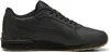 A black Puma ST Runner V4 Leather sneaker is shown from the side against a white background. Voir les images du produit
