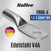 10 stuks Kalitec ER06-4 roestvrijstalen buiskabelschoen Productafbeelding-voorbeeld 3