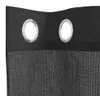 vidaXL Tende in voile con occhielli 2 pezzi nero 140x300 cm Anteprima dell’immagine prodotto 5