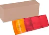 A car taillight and its packaging are shown against a white background. Produktbild-Vorschau