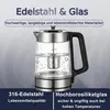 Wasserkocher Glas mit Temperatureinstellung und Teesieb,  Produktbild-Vorschau 3