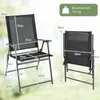 2er Set Gartenstuhl klappbar, Klappstuhl mit Hochlehner & Produktbild-Vorschau 7