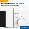 Exquisit Mikrowelle MW 900-030 weiss | 700 W | Garraum 20 l Produktbild-Vorschau 8