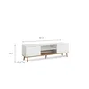 finori Göteborg 55 TV-Board, weiß / Nachbildung Sonoma Produktbild-Vorschau 5