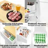 ACXIN Kuchynský vozík na kolieskach Kuchynská skrinka so Náhľad obrázku produktu 2