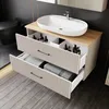 Badmöbel Set Liana Konsole 100 Eiche | Waschbecken | Produktbild-Vorschau 3