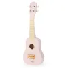 Drewniana gitara dla dzieci - ukulele - kolor różowy Podgląd zdjęcia produktu 6