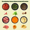 A collage of ingredients for making sauces, with German text at the top. Produktbild-Vorschau