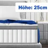 Portreen Matratze 160x200 cm, Höhe 25cm,7-Zonen Produktbild-Vorschau 1