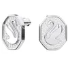 Swarovski Orecchini da donna Swan White placcati in rodio Anteprima dell’immagine prodotto 7