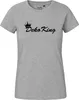 Huuraa Damen T-Shirt Deko King Krone XXL Sport Grey Bio Produktbild-Vorschau 2