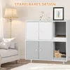 COSTWAY 2in1 Beistelltisch und Katzenschrank mit Produktbild-Vorschau 5