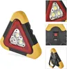 LED varovný trojúhelník, nabíjecí, COB LED + červená LED Náhled obrázku produktu