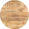 vidaXL Tavolo da pranzo 80 cm Legno di mango grezzo Anteprima dell’immagine prodotto 1