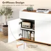 COSTWAY Sideboard, Küchenschrank mit Arbeitsplatte, Produktbild-Vorschau 4