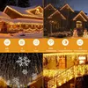 Eisregen Lichterkette 25m Außen1100LED Warmweiß IP44 Produktbild-Vorschau 6