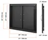 VEVOR Grill-Zugangstür, 788 x 610 x 46 mm, Doppelte Produktbild-Vorschau 7