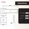 DOMINO Türgriff Drückergarnitur BB-Buntbart Set | Produktbild-Vorschau 4