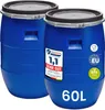 Lot de 2 fûts à col large HDPE de 60 litres avec couvercle, Voir les images du produit 2