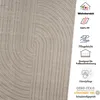 Moderner Kurzflor-Teppich Boho Wohnzimmer Schlafzimmer dünn Produktbild-Vorschau 6
