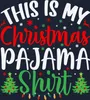 This is my Christmas Pajama Shirt Pyjama - Weihnachten Xmas Produktbild-Vorschau 3