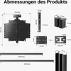System szyn sufitowych Walimex pro 4 x 2,6 m kompletny Podgląd zdjęcia produktu 3