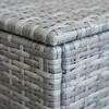XXL PolyRattan Salon + Coffre de rangement Canapé de jardin Voir les images du produit 19