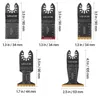 VEVOR 60-delige set multitool zaagbladen, accessoires voor Productafbeelding-voorbeeld 8