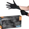 ARNOMED Nitril Handschuhe in Schwarz, Größe L, reißfest | Produktbild-Vorschau 2