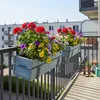 Relaxdays Blumenkastenhalter, 4er Set, verstellbar, ohne Produktbild-Vorschau 5