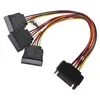 vhbw SATA Stromkabel auf 3x SATA Buchse für Festplatte, Produktbild-Vorschau 2