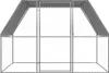 vidaXL Hühnerkäfig Silbern und Grau 3x2x2 m Verzinkter Produktbild-Vorschau 1