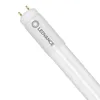 A white LED tube light with a logo and text on it, isolated on a white background. Produktbild-Vorschau