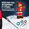 MONZANA® Renne de noël gonflable 135 cm éclairage LED Voir les images du produit 5