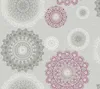 PVC Tischdecke MANDALA GRAU Wachstuch - Breite & Länge Produktbild-Vorschau 1