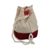 Rucksack Seesack Baumwolle mit Ankermotiv Größe: rot / H: Produktbild-Vorschau 7