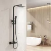 Système de douche Heilmetz avec thermostat, noir mat, Voir les images du produit 1