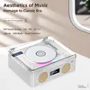 Retro CD přehrávač, bezdrátový BT reproduktor, FM rádio, Náhled obrázku produktu 5