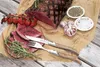Jeu de six fourchettes pour steak, en bois d'olivier, Voir les images du produit 5