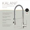 Lenz KALANI² Küchenarmatur Edelstahl-  Profi-Pendelbrause, Produktbild-Vorschau 2