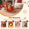 COSTWAY Schlitten Deko für Weihnachten, Weihnachtsschlitten Produktbild-Vorschau 3
