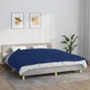 vidaXL Záťažová deka modrá 155x220 cm 7 kg Látka Náhľad obrázku produktu 2