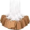 Packung mit 200 Preisschildern aus Kraftpapier – 25 x 15 mm Produktbild-Vorschau 1