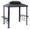 Sojag Aluminium Pavillon Messina BBQ 6x8 en métal Pavillon Voir les images du produit 13