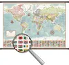 Politický svet - štylizovaná nástenná mapa Anglická verzia, Náhľad obrázku produktu 9