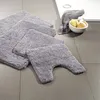 WohnDirect Tappeto da bagno rotondo Firenze Grigio Ø 56 cm Anteprima dell’immagine prodotto 3