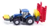Siku Traktor New Holland mit Kverneland; 1799 Produktbild-Vorschau 4