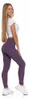 LEGGINS PARA MUJER. Estructura tipo gofre. Cintura alta. Vista previa de la imagen del producto 3